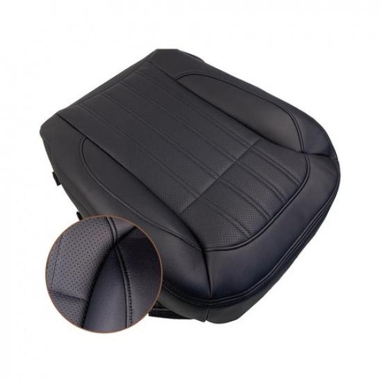 Black/Beige Leather Car Left Driver Seat Cover Change For Benz GL350 GL450 13-16