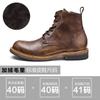 Leather Martin boots Men's British leather boots High-top leather shoes Handmade retro boots Men's cowhide boots Tooling boots Short boots Tide