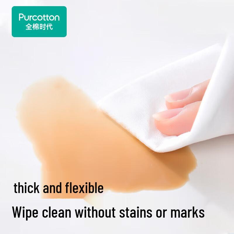 Purcotton Adult 100% Cotton Pure Water Wet Wipes - Family Pack