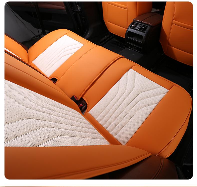 Leather Headrest Car Seat Cushion for BYD Dolphin, Song, Qin Plus DMi Pro EV - Universal Fit