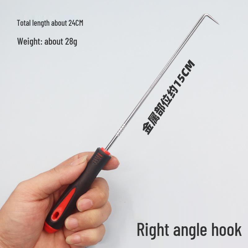 4-Piece Oil Seal Hook and Puller Tool Set for Automotive Repair