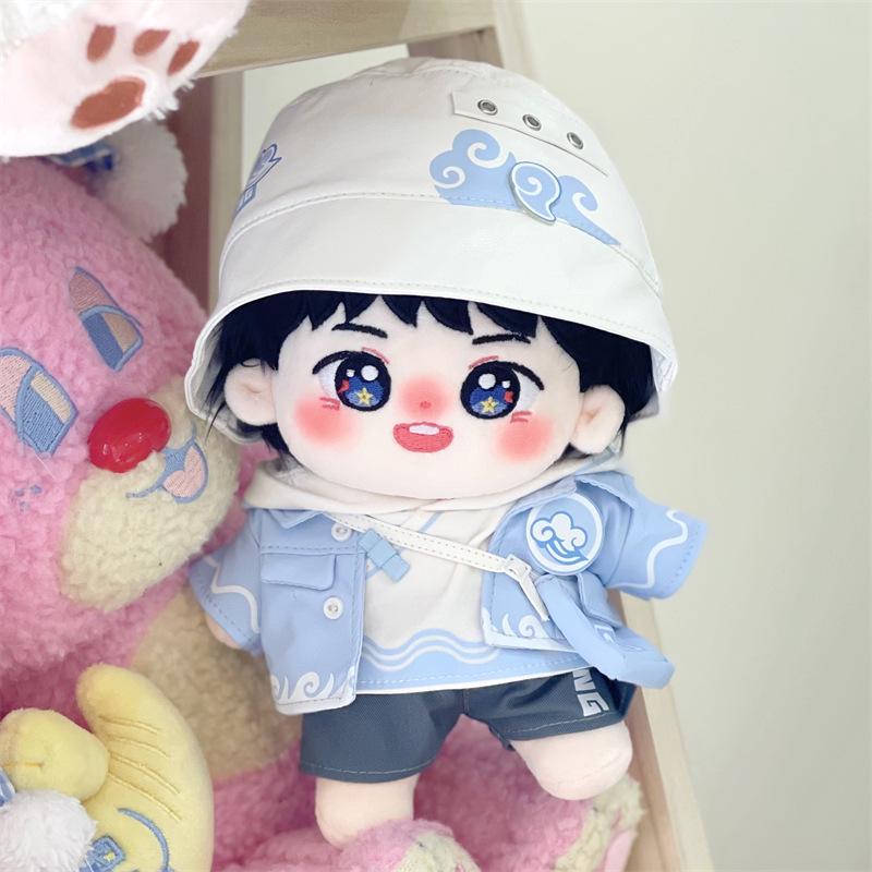 

20cm Lin Xiaojun Cotton Snowman Doll Plush - Star Figure Toy Festival Gift 20cm Standard Version In Stock