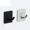 Self Adhesive Wall Hook Coat Rack Key Holder Towel Hooks Bedroom Stainless Steel Clothes Rack Kitchen Bathroom Accessories