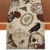 Linen Halloween Table Flag, American Dining Table Decoration, Party Tablecloth, Anti-Slip Coffee Table Flag