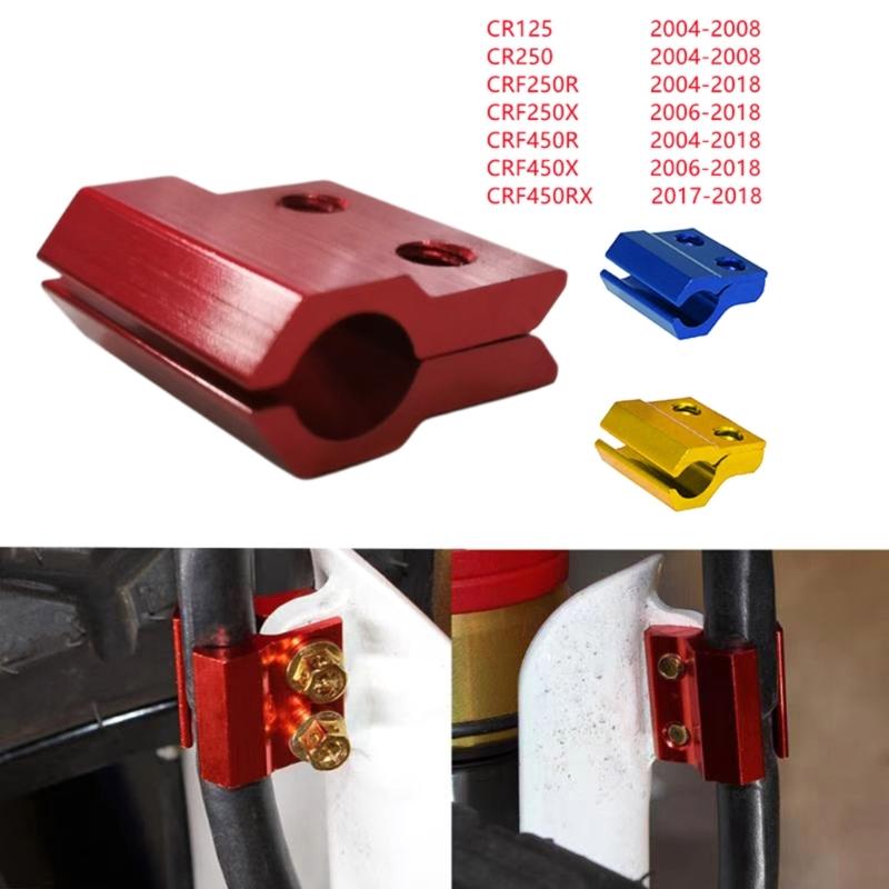 Brake Hose Clamp Good Match Aluminium Brakes Line Clip For CRF/CR125/250/450R