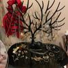 Jewelry Display Rack Deer Tree Display Stand Deer Antler Jewelry Organizer Holder Storage Rack for Home Shop Necklace