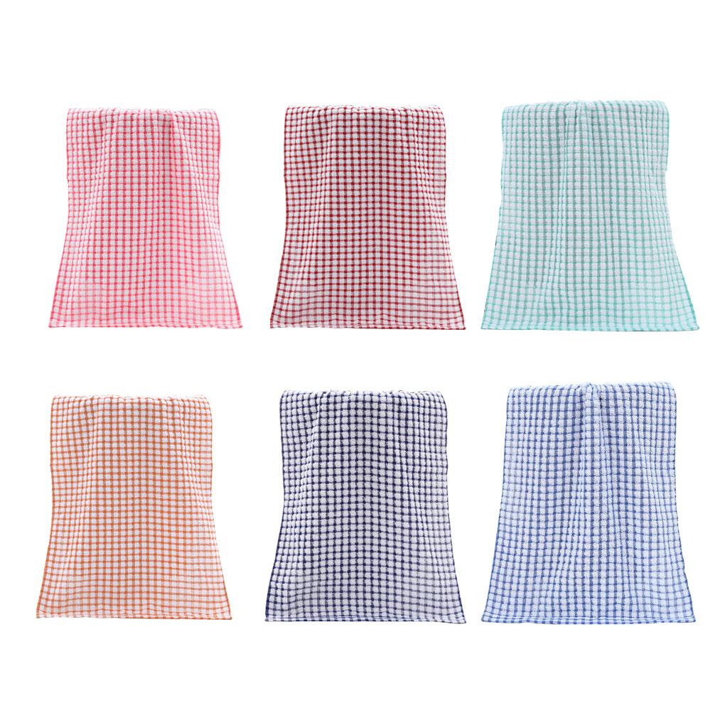 Dish Cloth Cotton Dry Kitchen Towel Absorbent Cleaning Tea Rag Kitchen Duster Towel
