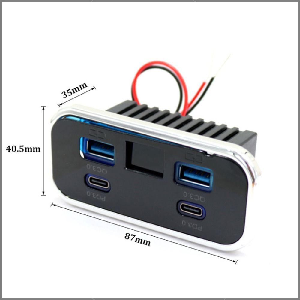 Fast Charging USB C Charger Multi-Port Charge Socket Professional RV USB Outlet  Camping