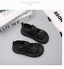 2025 Summer Kids' Sporty Open-Toe Velcro Sandals: Toddler Boys' & Girls' Soft Sole Beach Shoes
