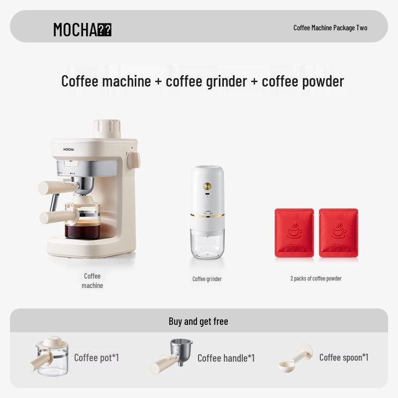 Italian Moka Pot: Semi-Automatic Coffee Maker for Home or Office with Manual Grinding and Brewing.