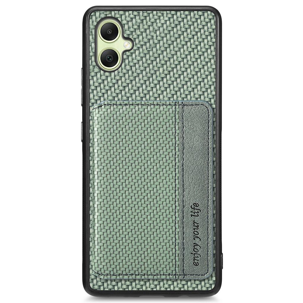 For Samsung Galaxy A05 4G Case Kickstand Card Slots Leather+PC+TPU Phone Cover