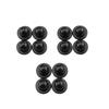 Universal 12Pcs Car Door Screw Cap Nuts Cap Screw Protection Cap Cover Bolt Door Lock Nuts