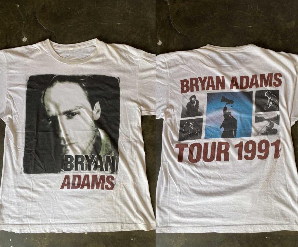 2Sided Bryan Adams Tour T Shirt Unisex All Size S-5XL DI1402 M