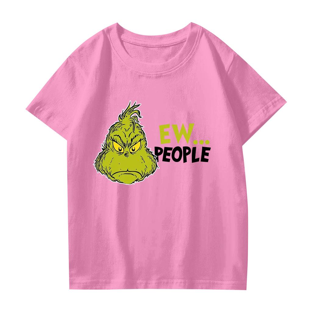 Fashionable Round Neck Short Sleeve Work Clothes Printed Tops For Womens Summer Tops