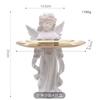 Nordic Resin Angel Girl Storage Tray Statues Ornaments Birthday Gift Home Room Desktop Sculpture Decoration Photography Props