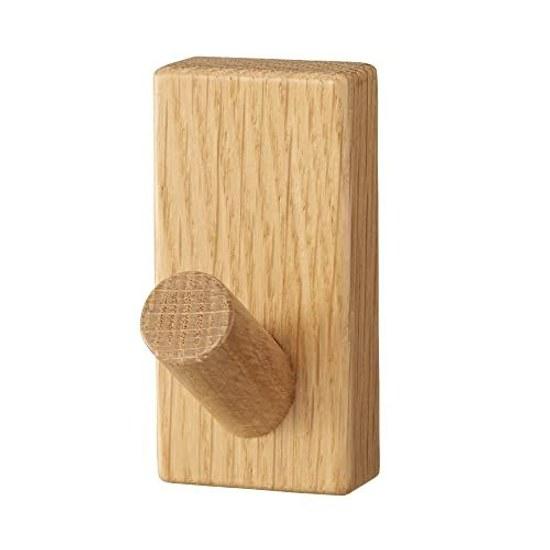 Muji Wall-Mountable Furniture Hook Oak Wood