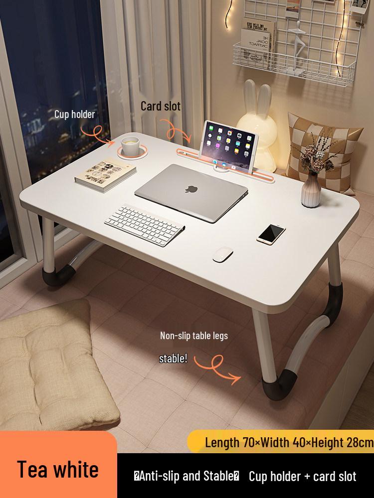 Foldable Bedside Table & Study Desk for Dorms and Kids