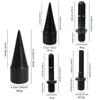 42mm+32mm Firewood Drill Bit Set + 3 Handle Wood Splitter Drill Bit Log Splitter Drill Bit Detachable Design for Splitting Woods
