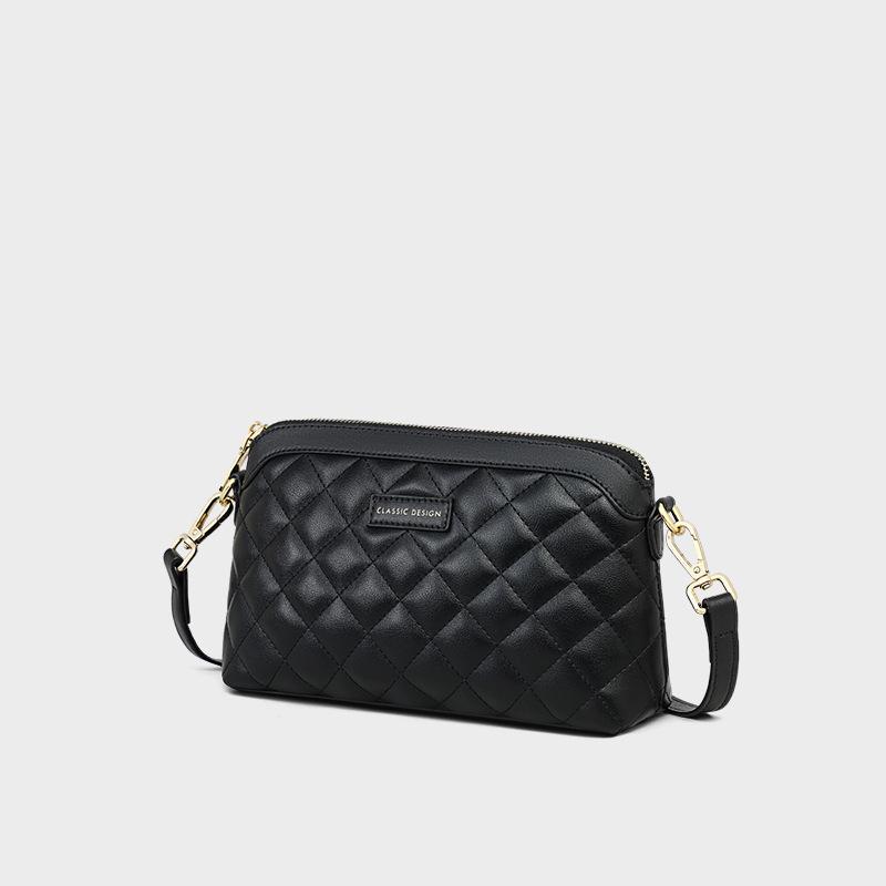 2025 Autumn Winter New Women's Bag Small Bag Quilted Crossbody Bag High-end Feel Mom Bag Genuine Leather Women's Bag Handbag