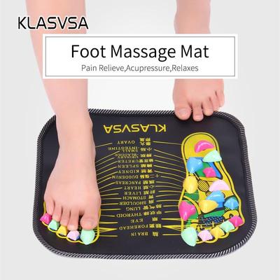 Reflexzonenmassage Spaziergang Stein Fuß Bein Schmerzen Lindern Linderung Spaziergang Massage Matte Gesundheit Pflege Akupressur Matte Pad massageador