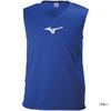 Soccer Wear Sleeveless Tank Surf Size L Top, Moisture-Wicking, Quick-Drying, Unisex, Adult, Blue/Silver, (P2MAB050)