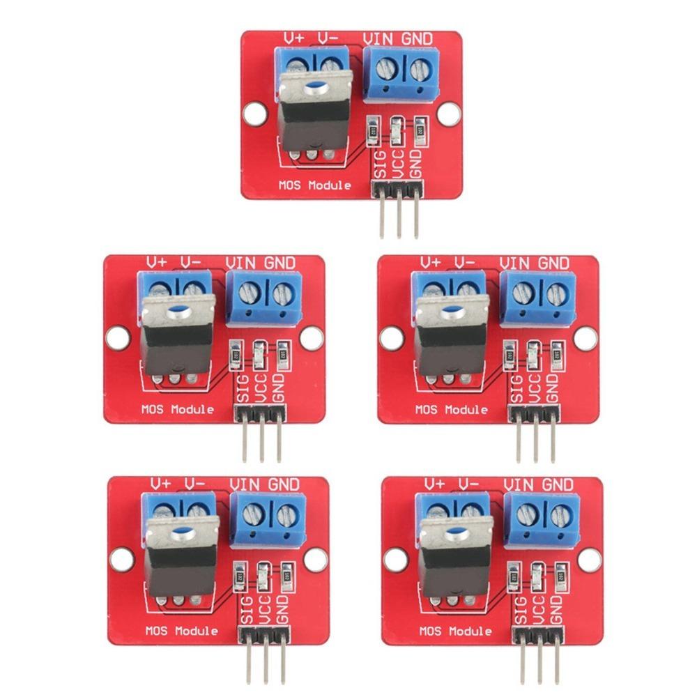

5Pcs IRF520 MOSFET Driver PWM Output Driver Module Output Driving Driver ffor ARM 5pcs