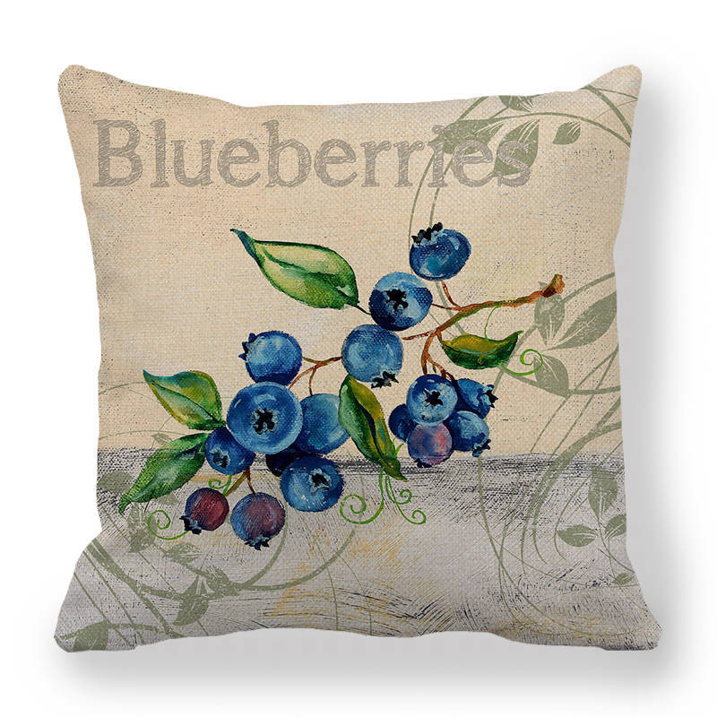 Orange Fruit In Modern Minimalist Style Digital Printing Short Plush Pillow Covers For Car Sofa Office Cushion Cover Home Goods