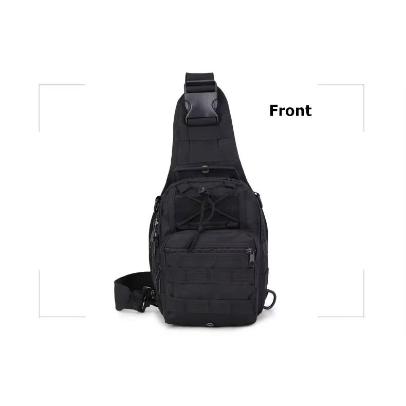 Waterproof Outdoor Motorcycle Chest Sling Bag Men Tactical Moto Side Bag Crossbody Shoulder Bag Sport Men's Fanny Pack Backpacks