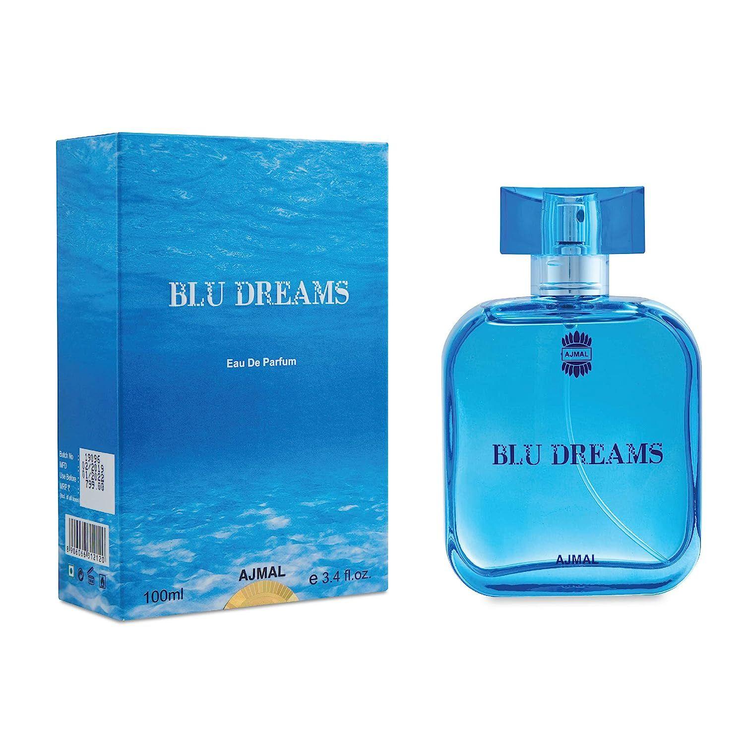 

Ajmal Blu Dreams EDP 100ML Длительный Аромат Спрей Fougere Духи Подарок Для Мужчин