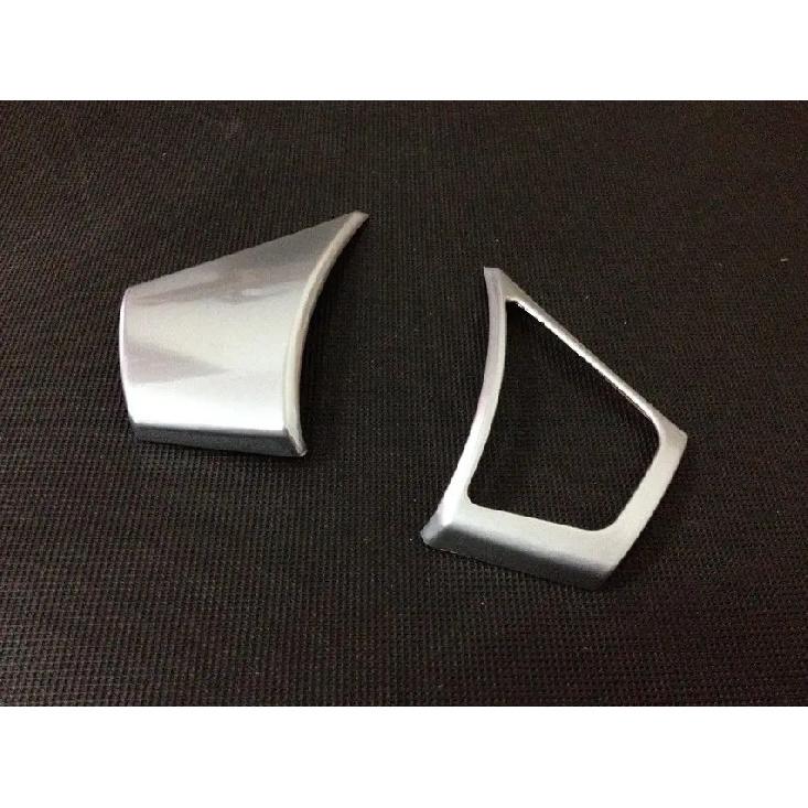 Car ABS Matte Steering Wheel Interior Kit Trim Frame Panel Hood 2pcs For Toyota Vios/Yaris Sedan 2014 2015 2016 2017 2018