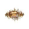 Vintage Palace Rectangular Three-dimensional Temperament High-end Female Crystal Brooch