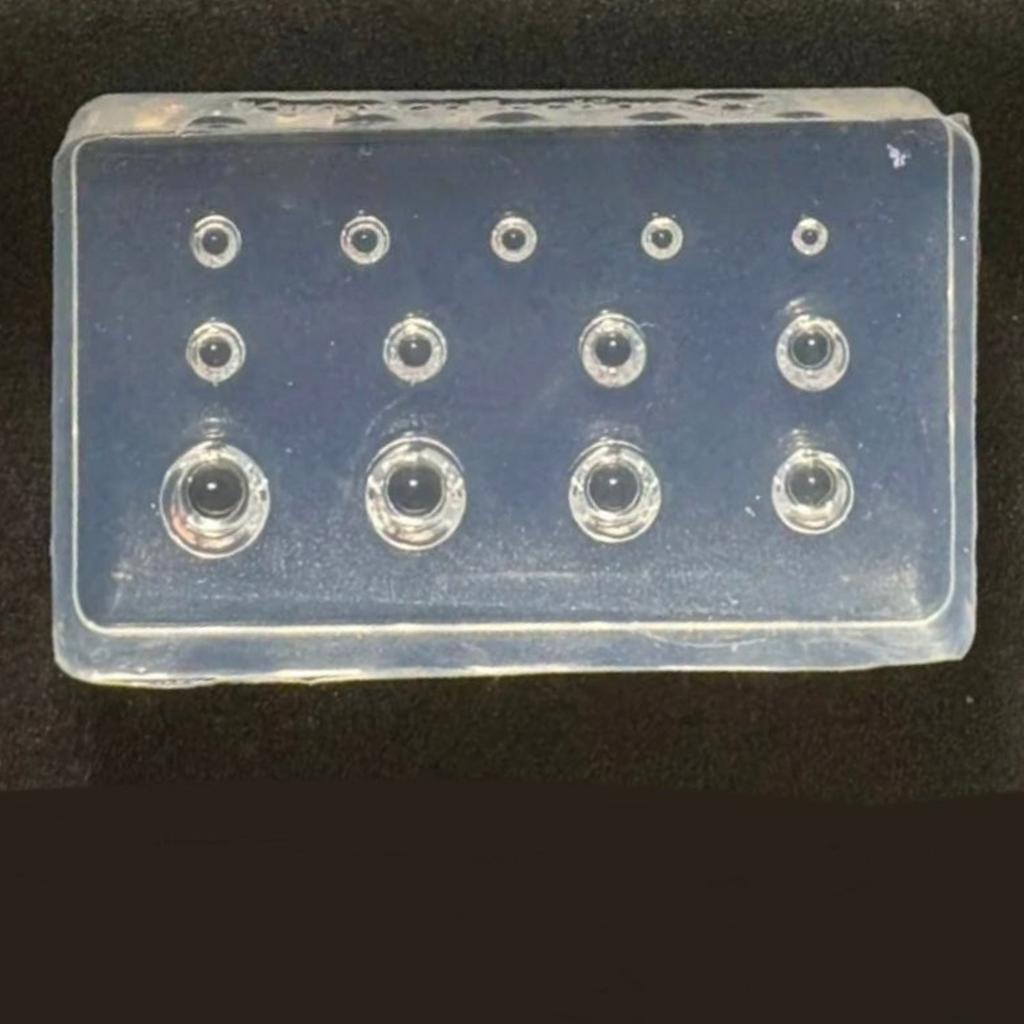 Multipurpose Reusable Silicone Sphere Round Mould Portable for Art Castes Craft and Decorative Fashion Accessories