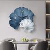 Ginkgo Leaf Clock Wall Hanging Restaurant Decoration Painting Simple Living Room Wall Clock Creative TV Sofa Background Wall Clock
