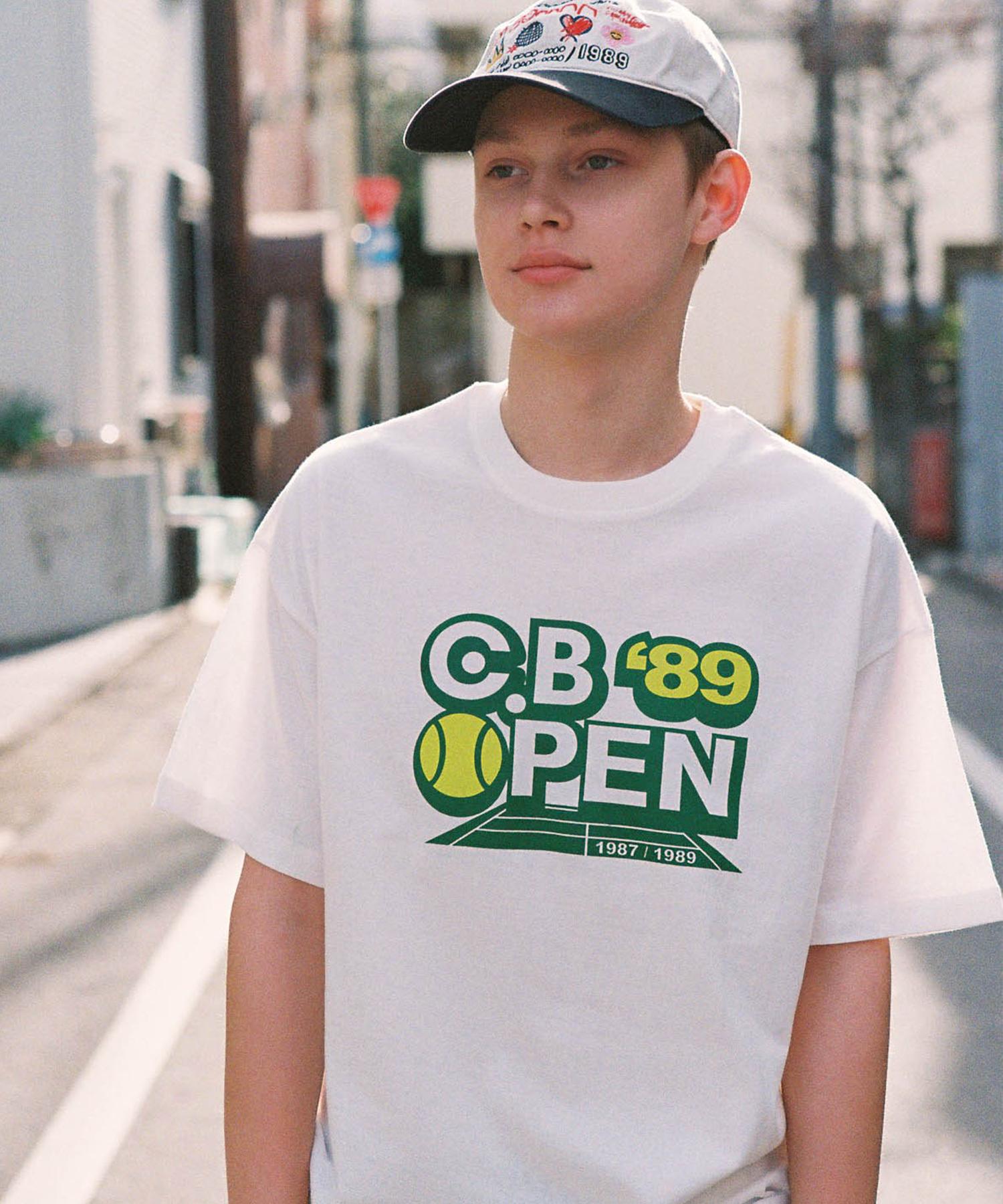 Konnichiwa Bonjour Classic Sporting Tee (White/Green) 1(Small)