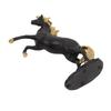 Horse Sculpture Ornament Decorative Auspicious Wealth Craft Resin Standing Horse Statue for Cabinet