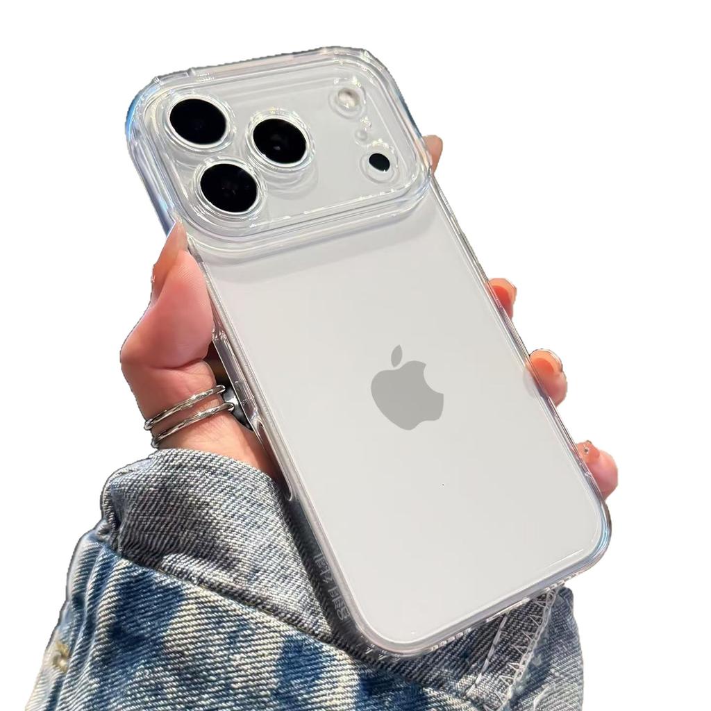 Transparent Space Case for IPhone 17 Pro Max, Apple 16e/17 Pro Soft Case, 17 Air Minimalist Design