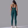 Nessaj Seamless Yoga Set Women Sports Outfit 2 Pieces Fitness Bra High Waist Leggings Running Workout Tracksuit