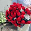 Creative DIY Knitting Material Kit Bouquet Blanket Yarn Hook Weaving Bellflower Rose Blanket To Bouquet Gift