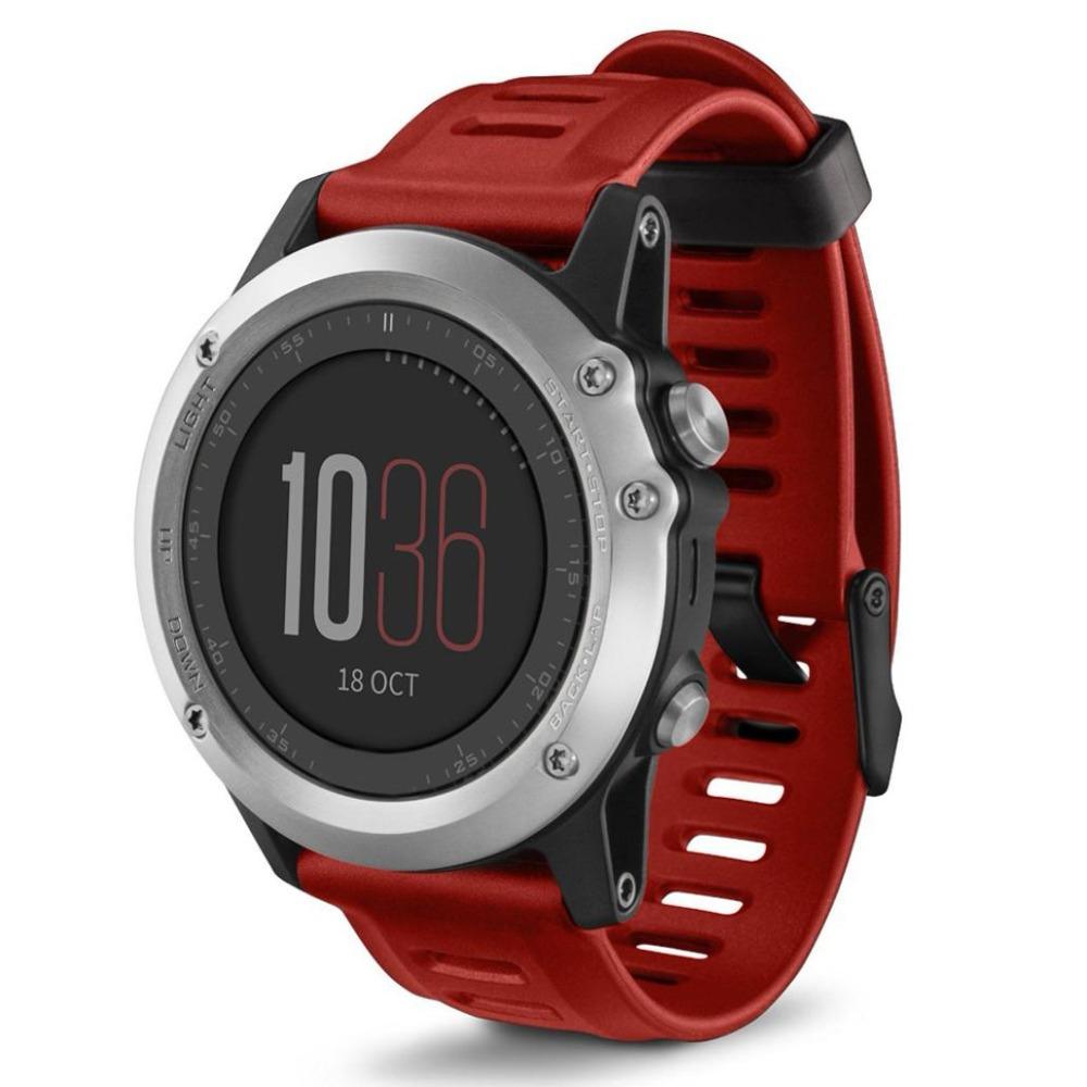 Colorful 26mm Width Outdoor Sport Silicone wrist Strap Watchband Replacement bracelte watch for Garmin Fenix 3 HR 5X watch Band