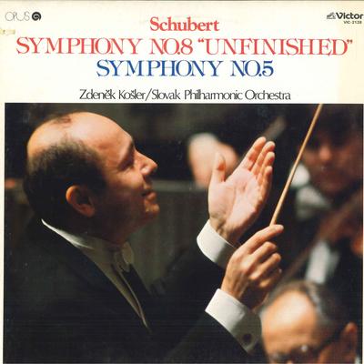 LP Record ZDENEK KOSLER, SLOVAK PHILHARMONIC  - Schubert: Symphony No.8 "unfinished VIC2128PROMO OPUS 1978 Japan Classical Used