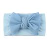 New bow nylon headband, cute soft elastic twill bubble baby hair accessories, baby headband
