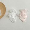 Lace Ruffle Princess Baby Socks Summer Mesh Breathable Kids Short Socks Korean Solid Color Toddler Socks 0-3 Years