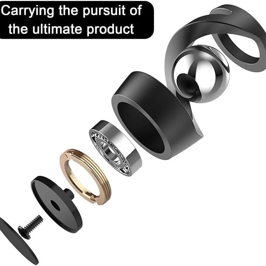 Jouet De Bureau Cinétique – Gyroscope Suspendu Anti-Gravité – Alliage D’Aluminium, Anti-Stress