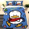 Copripiumino Paperella Anime Cartone Animato Pekkle Pelle-Amichevole E Traspirante Trapunta Stampata Carina Calda Biancheria da Letto Sanrio