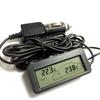 Blau Rot DC Fahrzeuge Digitale Hintergrundbeleuchtung Temperatur Monitor LCD 12V Meter Auto Thermometer