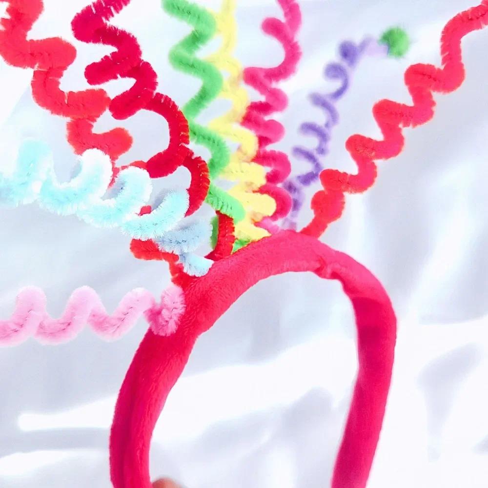 Amazon Wacky Birthday Party Headband, Lovely Pompom Spring Headband,Party Photo Prop,Hair Accessory