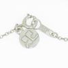 Used courreges Necklace Silver925 2.6g Silver ribbon