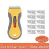 Multi-Functional Scraper Set for Glass, Film, Floor Cleaning, and Wallpaper