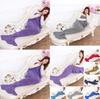 Mermaid Inspired Knitted Blanket For Living Room And Bedside Comfort