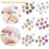 Pedicure Manicure Silicone Foot Finger Divider Nail Art Tool Toe Spacers Dividers Toe Separator